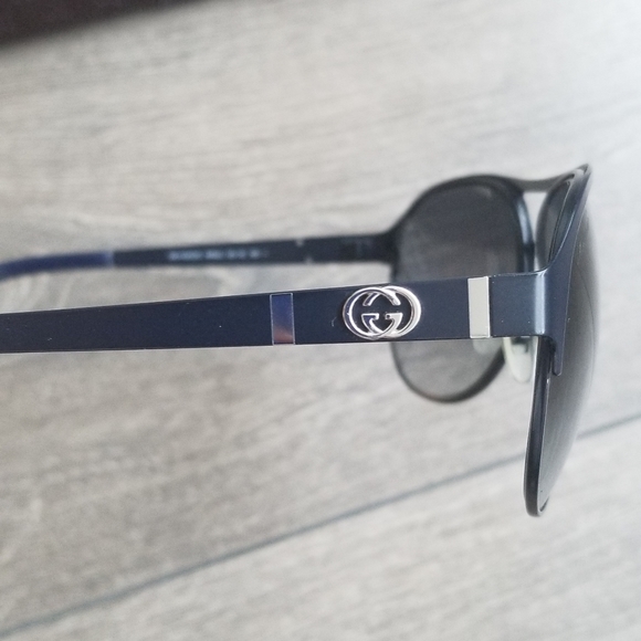 Gucci Classic Aviator Sunglasses GG 4233/SS Blue - Picture 3 of 8